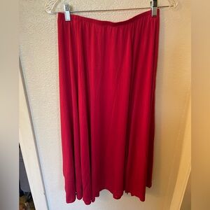 **NWT** size S vibrant red LuLaRoe Jennifer skirt